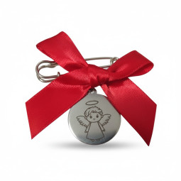 Ángel de la Guarda plateado