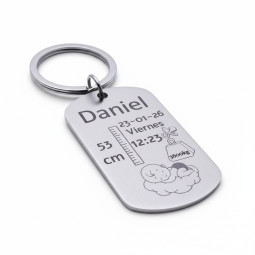 Llavero natalicio niño