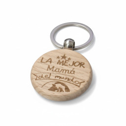 Llavero madera Mejor Mamá...